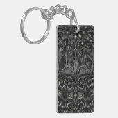 Charcoal Mandala Sleutelhanger (Voorkant Links)