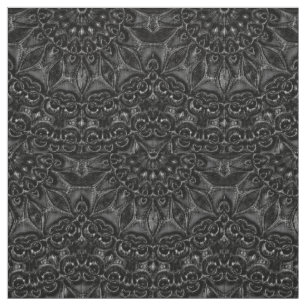 Charcoal Mandala Stof