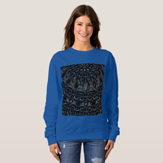 Charcoal Mandala Sweatshirt (Voorkant volledig)