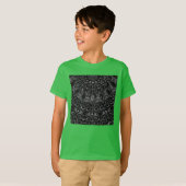 Charcoal Mandala  T-Shirt (Devant entier)