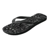 Charcoal Mandala Teenslippers (Schuin)