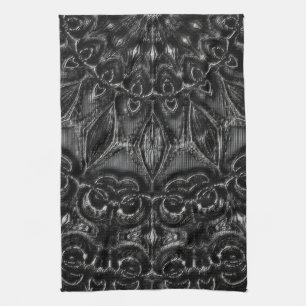 Charcoal Mandala Theedoek