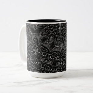 Charcoal Mandala Tweekleurige Koffiemok