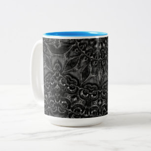 Charcoal Mandala Tweekleurige Koffiemok