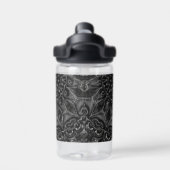 Charcoal Mandala Waterfles (Achterkant)