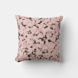 charcoal pink gray abstract kussen