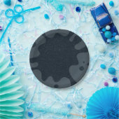 Charcoal Splash Aangepaste Feest Papieren Bord (Feest)