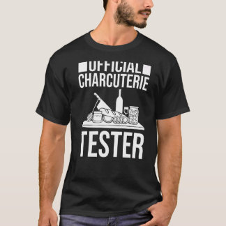 Charcuterie Board Cheese Bord Vlees Ontvangt ideeë T-shirt