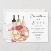 Charcuterie Board Vrijgezellenfeest QR Code Foto Kaart (Voorkant)