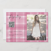 Charcuterie Board Vrijgezellenfeest QR Code Foto Kaart (Achterkant)