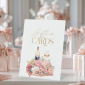 Charcuterie Bord Bruiloft Uitnodigingen & Kaarten Reclamebord Met Voetstuk