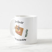 Charcuterie et pique-nique de vin Anniversaire Mug (Devant gauche)