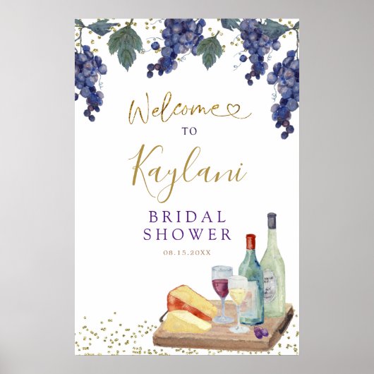 Charcuterie Fête des mariées à vin Affiche de bien (Devant)