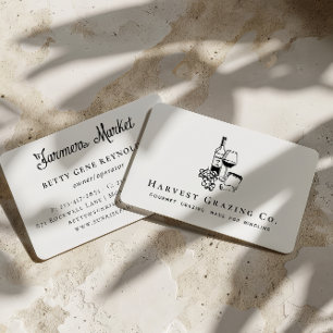 Charcuterie Gourmet Grazing & Wine Catering Visitekaartje