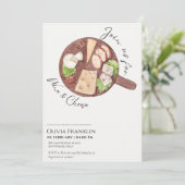Charcuterie-vrijgezellenfeest Kaart (Staand voorkant)