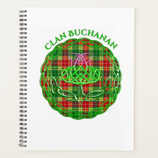Chardon celtique de Tartan écossais de Buchanan (Devant)