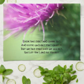 Chardon et Selkirk Grace Serviettes de cuisine (Plié)