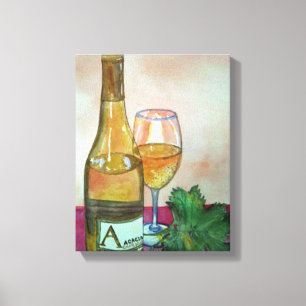 Chardonay alsjeblieft canvas afdruk