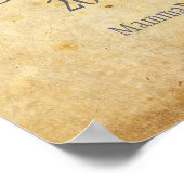 Chardonnay Label Poster (Hoek)