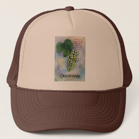 Chardonnay Vins et Description Casquette (Devant)