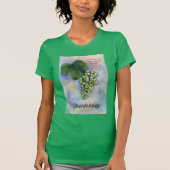 Chardonnay Wine Grapes & Description Shirt (Voorkant)
