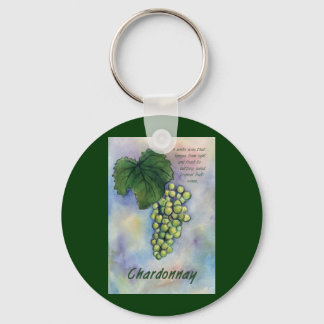 Chardonnay Wine Grapes & Description Sleutelhanger