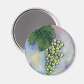Chardonnay Wine Grapes Magnet Magneet (Voorkant / Achterkant)