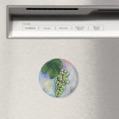 Chardonnay Wine Grapes Magnet Magneet (Insitu (Vaatwasser))