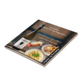 Chardonnay Wine Pairing/Mastering the Kitchen Tegeltje (Zijkant)