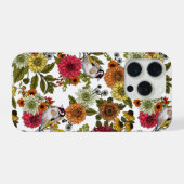 Chardonnerets et fleurs (Verso Horizontal)