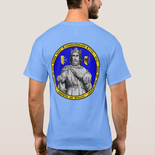 Charemagne Portrait Seal Shirt (Achterkant)