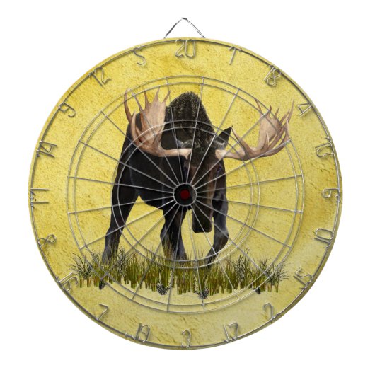 Charge Bull Moose Dartbord (Voorkant)