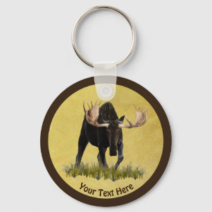 Charge Bull Moose Sleutelhanger