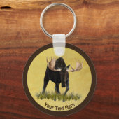 Charge Bull Moose Sleutelhanger (Voorkant)
