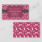 Charge Dog Botten - Mauve Great Pets Visitekaartje (Voorkant / Achterkant)