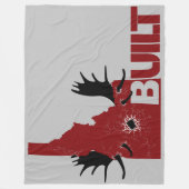 Charge Moose Fleece Deken (Voorkant)