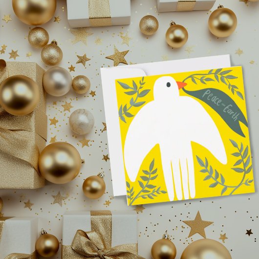 Charge Peace Dove kerstfeestdag Gold