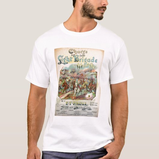 Charge van de Light Brigade March T-shirt (Voorkant)