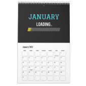 Chargement du calendrier du jeu d'écran 2024 (Jan 2027)
