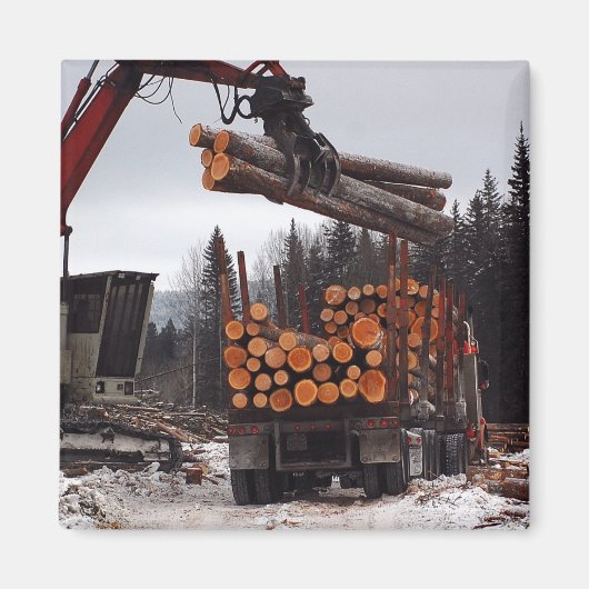 Chargement d'un aimant de camion d'exploitation (Devant)