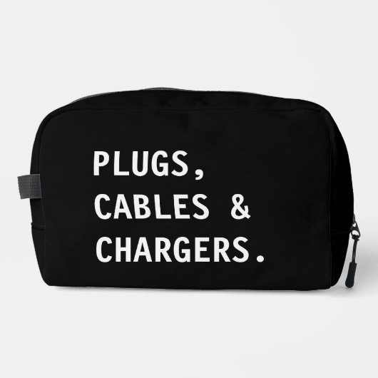 Charger & Cable Organizer,Electronics Accessories  Toilettasje (Voorkant)