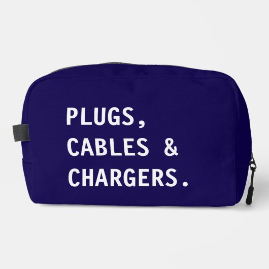 Charger & Cable Organizer,Electronics Accessories Toilettasje (Voorkant)