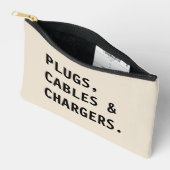 Charger & Cable Organizer,Home Office Travel Pouch Etui (Open)