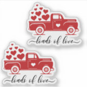 Charges d'amour Camion Girl Sticker (Devant)