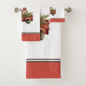 Charges de lapins de Noël en Camion Rouge (En situation)