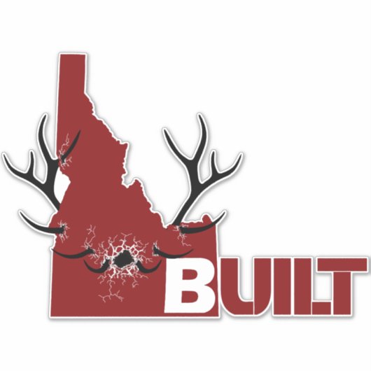 Charging Elk Sticker (Voorkant)