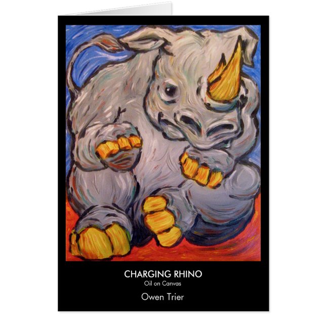 Charging Rhino (Voorkant)