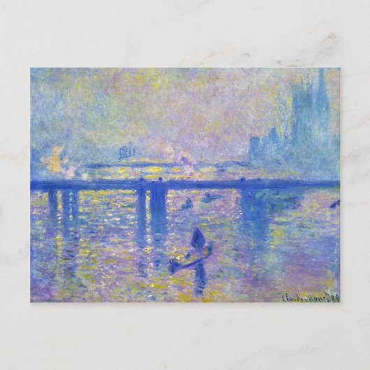 Charing Cross Bridge Claude Monet Briefkaart (Voorkant)