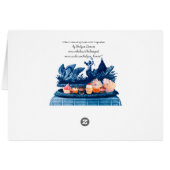 CHARIOT BLEU DE SWANS ET CUPCAKES FÊTE DES PÈRES (Dos Horizontal)