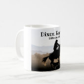 Chariot Cowboy Cheval Big Sky Coffee Mug (Devant gauche)